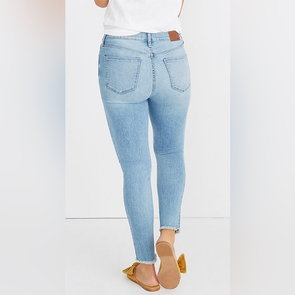 Madewell 9 in high rise skinny crop size 25 EUC - Picture 3 of 9